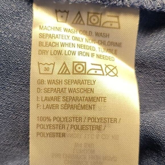 NWOT Susan Graver Textured Woven Button Front Flutter Sleeve Shirt Sz XL - Picture 9 of 12